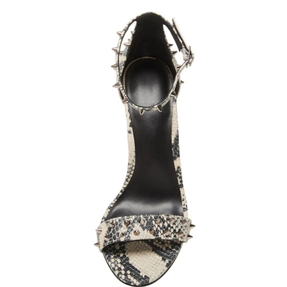 Madden Girl 8m Snakeskin Style Heels w/ Studs - Picture 4 of 10